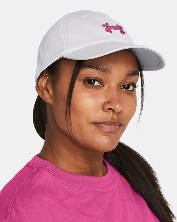 หมวกแก๊ปแบบปรับได้ UA Blitzing สำหรับผู้หญิง in Gray image number 2